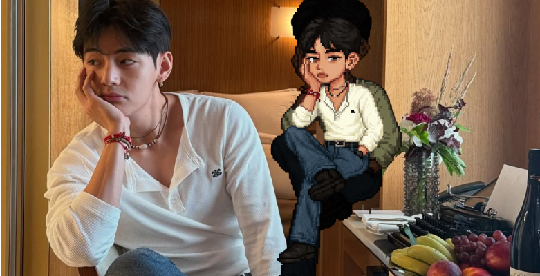 픽셀 아트 캐릭터 적용 예시